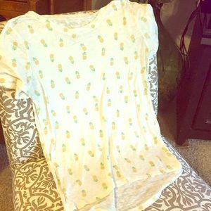 Pineapple pattered shirt